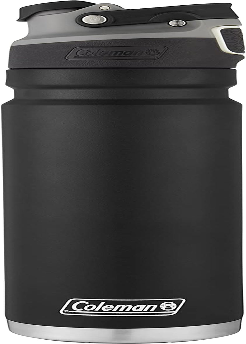 Freeflow Autoseal Stainless Steal Water Bottle, 24Oz, Black